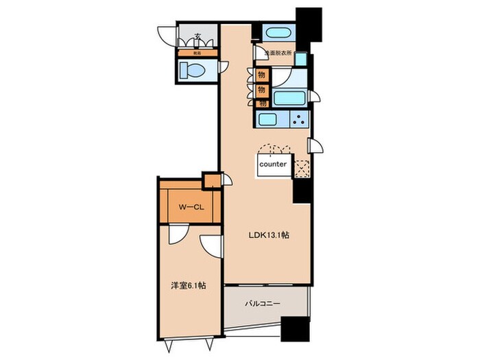 ブラディア日本橋水天宮(702)の物件間取画像