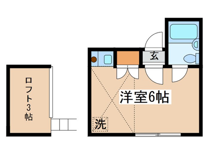 ライフピア笹塚の物件間取画像