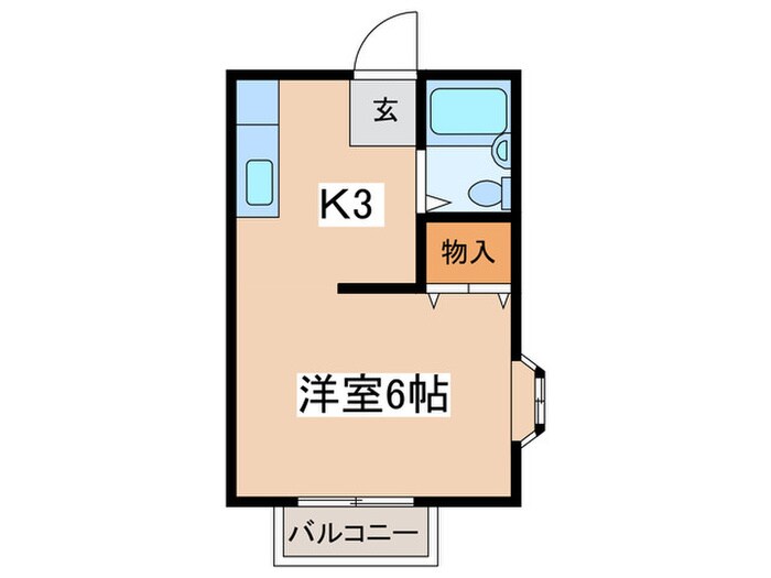 グリーンハイツ野川台の物件間取画像