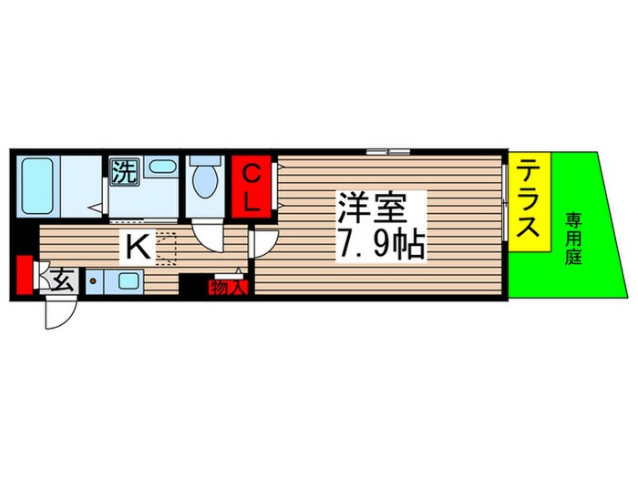 グランディールの物件間取画像