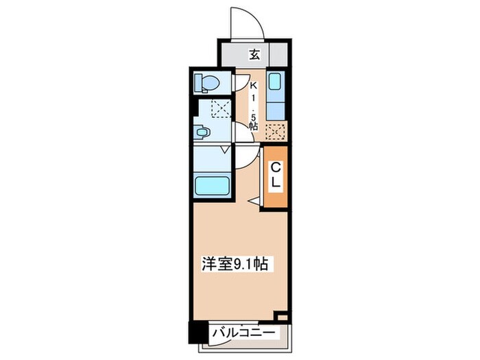 スアヴィス平塚宝町の物件間取画像