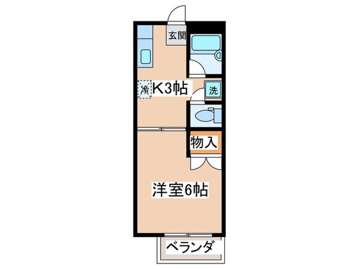 エルピーノ　Ｄの物件間取画像