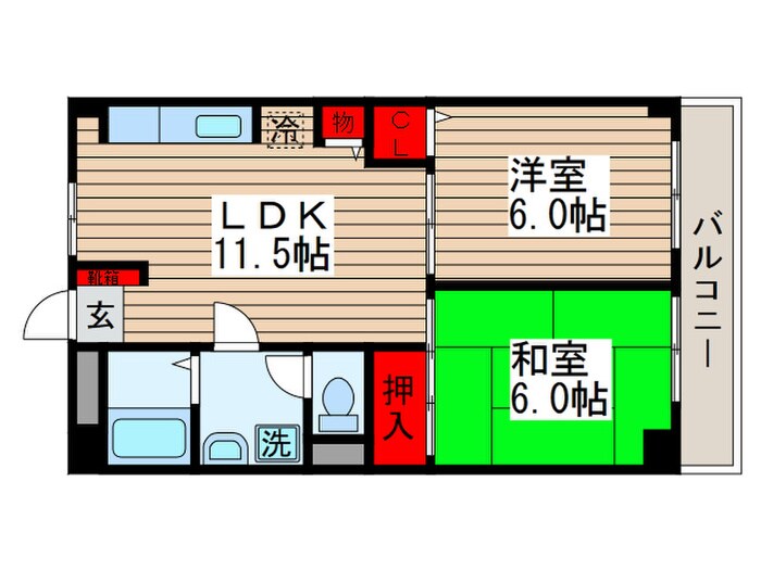 Ｉ・Ｎ西葛西の物件間取画像