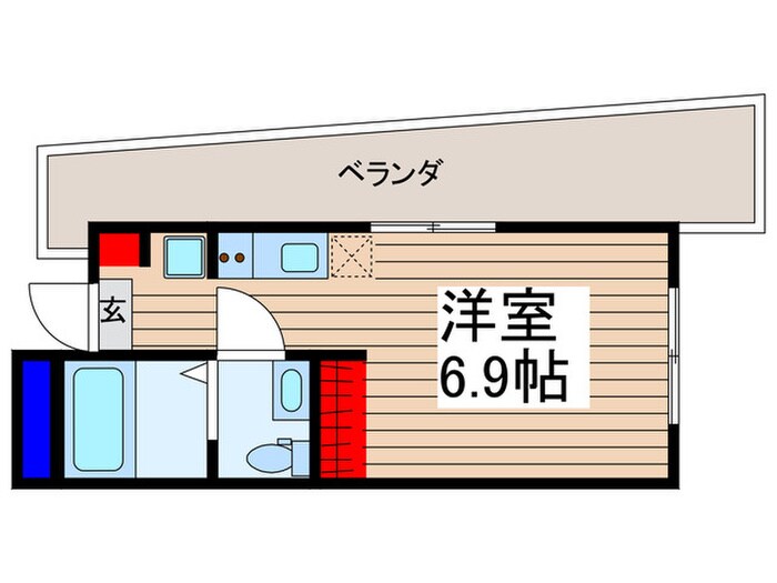 プレジデント１の物件間取画像