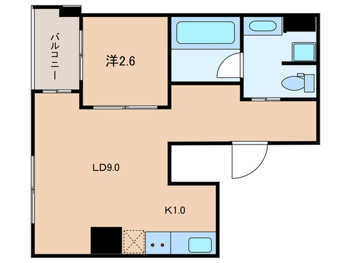 ﾊﾟｰｸﾙｰﾙ神田司町ﾛﾝﾄﾞ(303)の物件間取画像