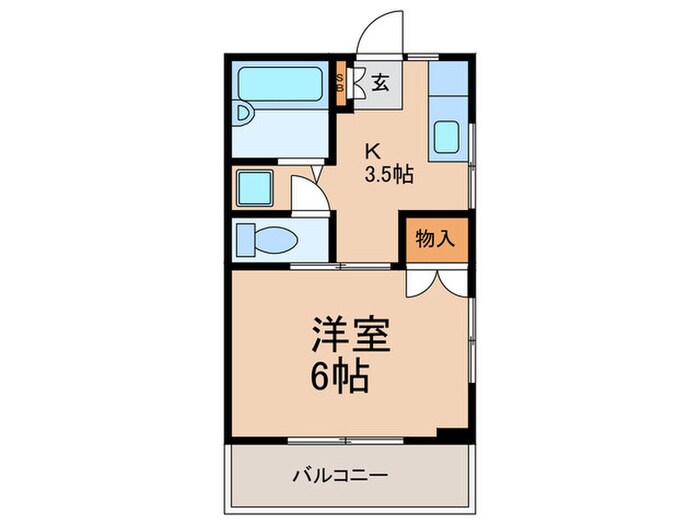 ハーヴェストヒル堀内の物件間取画像