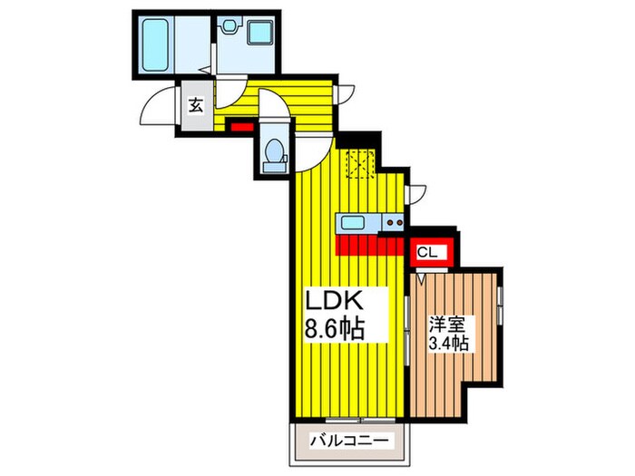 ガーデン・サンホワイトⅡの物件間取画像