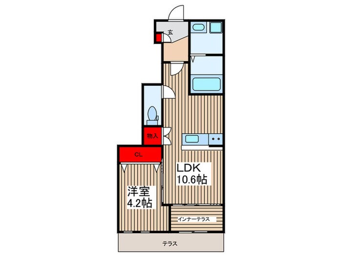 仮）緑区三室新築アパートの物件間取画像