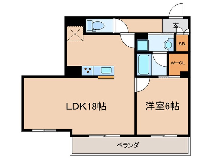 トレジャー大谷戸の物件間取画像