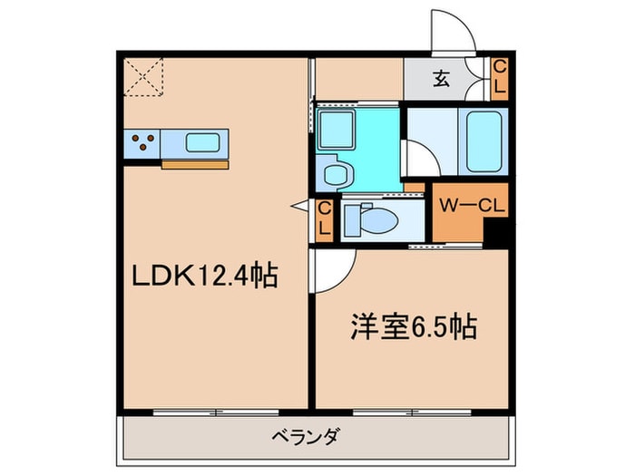 トレジャー大谷戸の物件間取画像