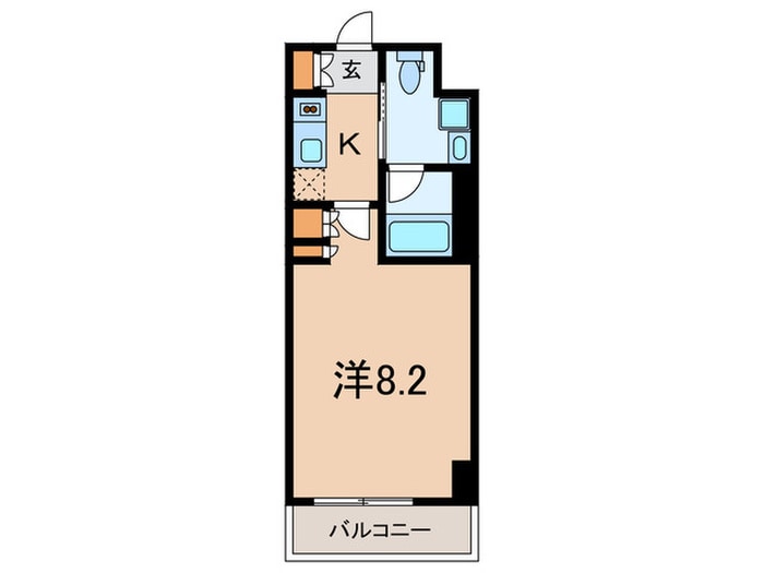 プラウドフラット品川大井町の物件間取画像