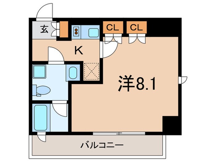 プラウドフラット品川大井町の物件間取画像