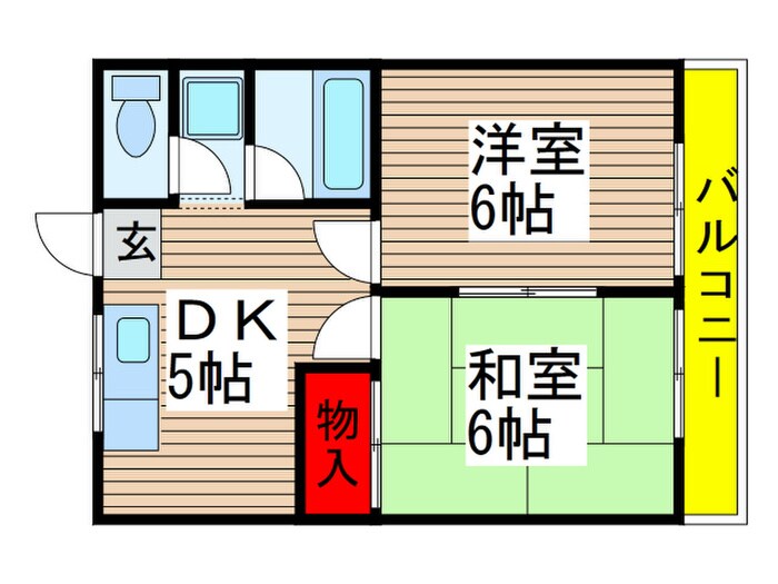 鈴木　ハイツの物件間取画像