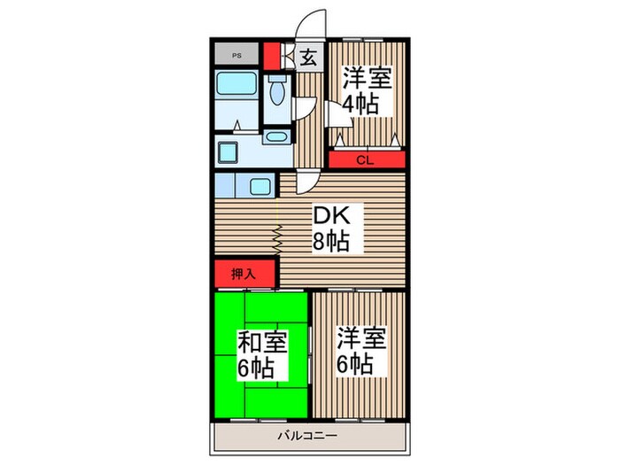 アルス芝の物件間取画像