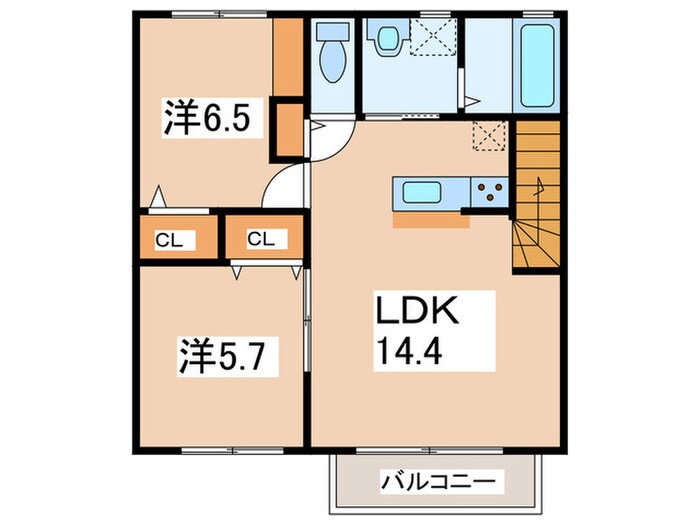 モンフレール玉川学園の物件間取画像