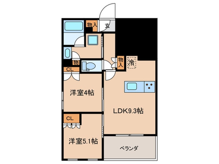 プライマル練馬豊島園の物件間取画像