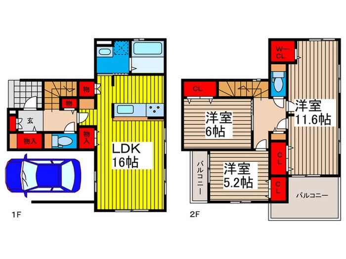 仮)BLOOMING MAISON草加市吉町8の物件間取画像