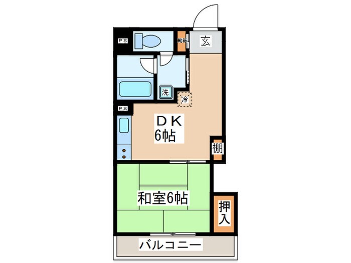 ケアパレス・トミ－の物件間取画像