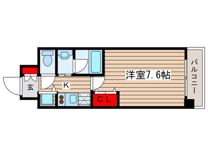 ドゥーエ西大島Ⅱの物件間取画像