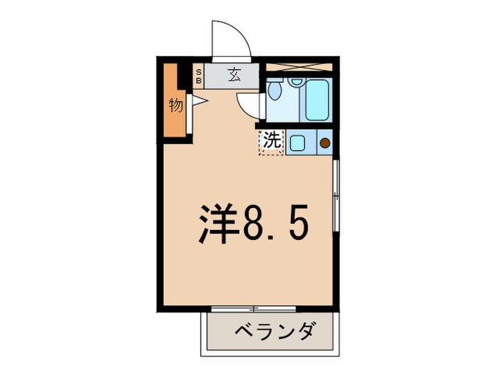 ガ－デンハイツ秀の物件間取画像