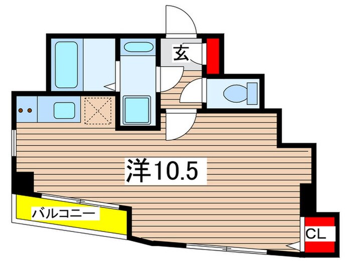 BRIGHT FUTURE 東大島の物件間取画像