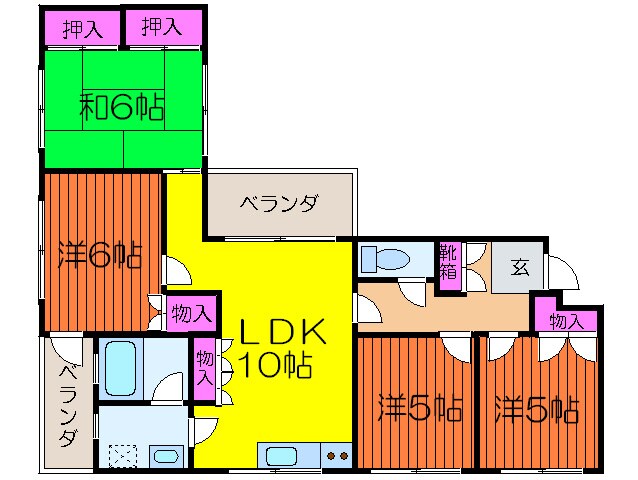 桜台コ－トハウス（１０１）の物件間取画像