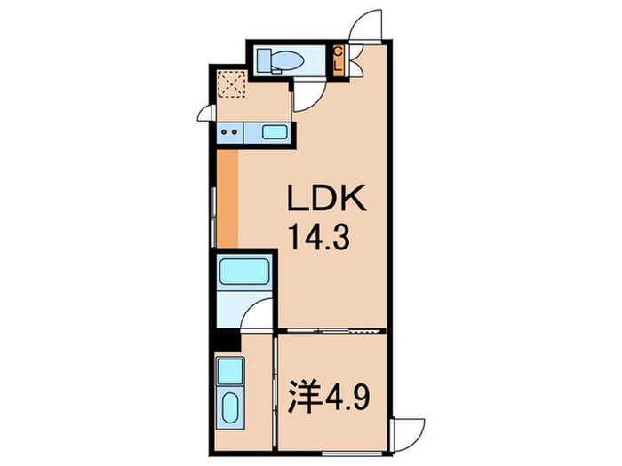 グランパセオ目黒大塚山の物件間取画像