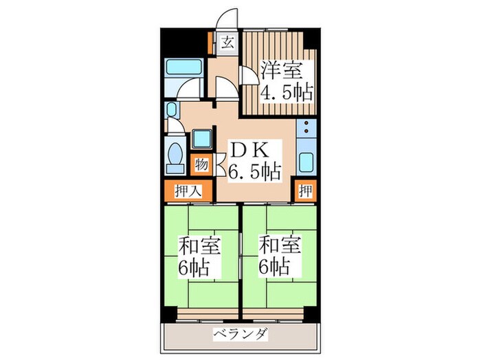 物件間取画像