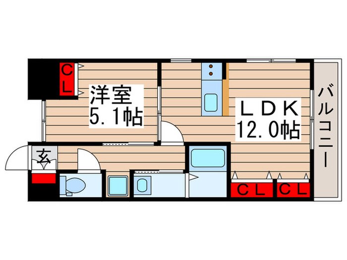 マロンドセブン四番館の物件間取画像