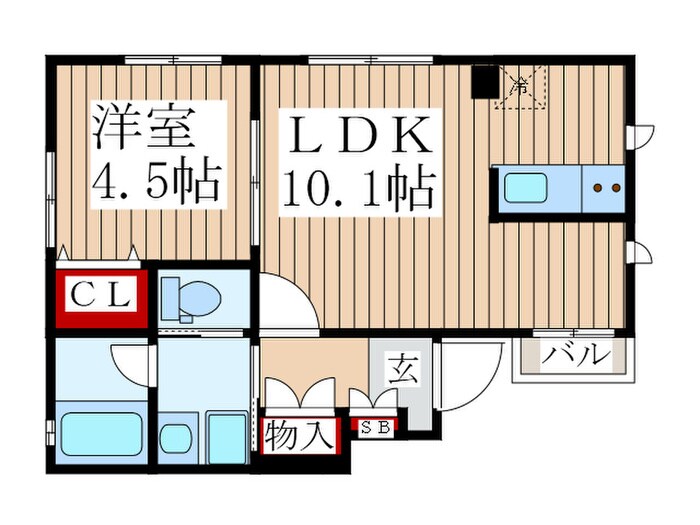 ヴィラージュ加美平の物件間取画像