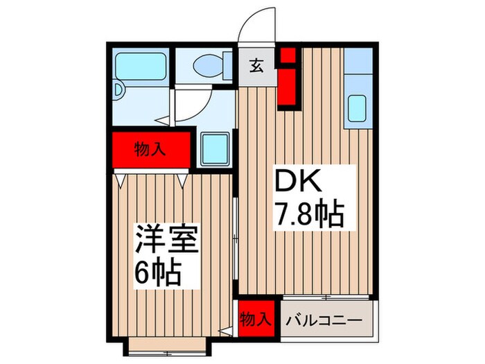スペ－シア元町の物件間取画像