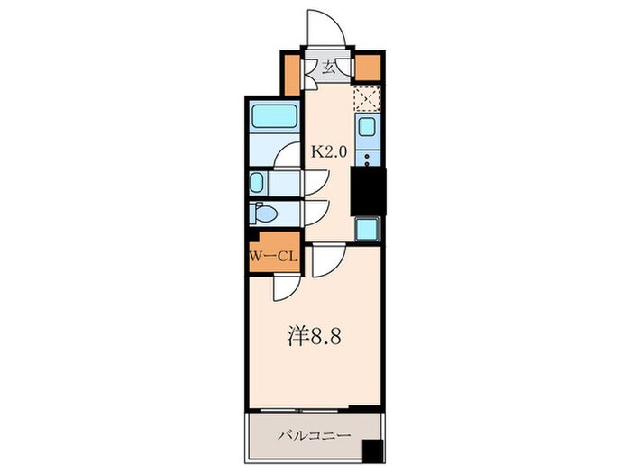 ルビア赤坂の物件間取画像