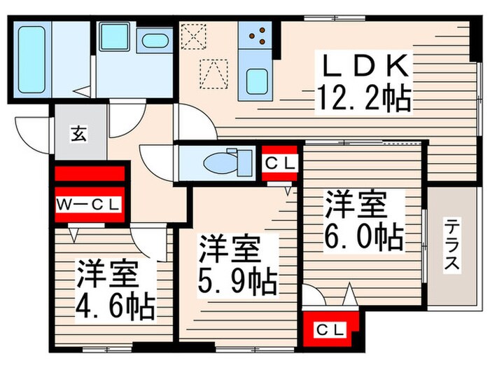 仮）江戸川区中葛西７丁目ＰＪの物件間取画像