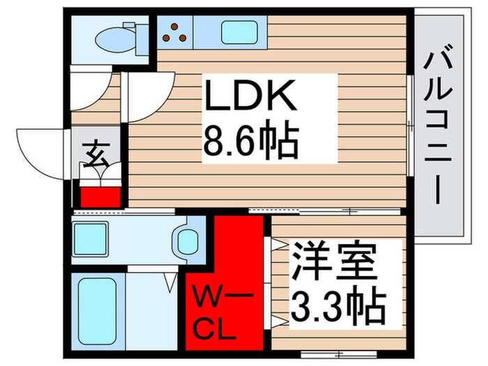 スカイヒル北小金の物件間取画像