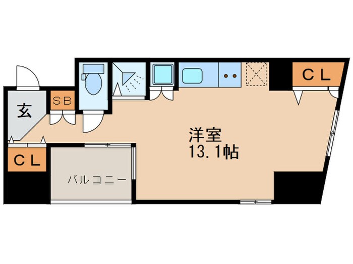 テラス八丁堀の物件間取画像