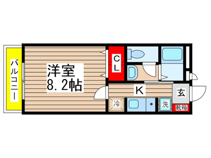 リバーシティ検見川の物件間取画像