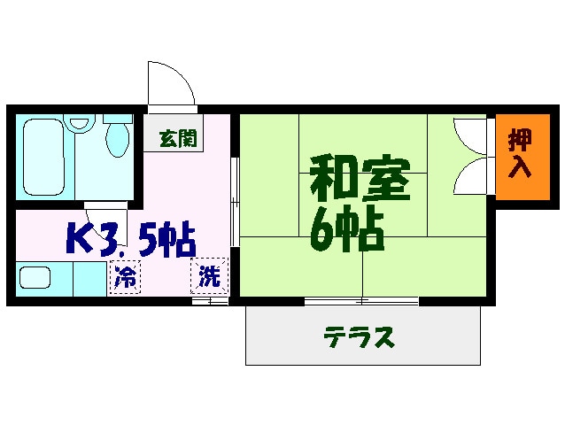 物件間取画像