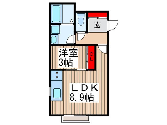 プリエレーヴⅡの物件間取画像
