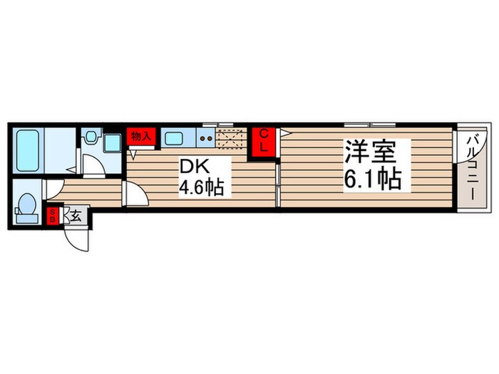 MELDIA松戸Ⅳの物件間取画像