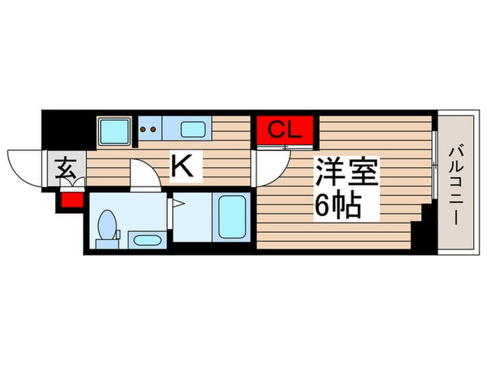 GENOVIA南行徳skygarden(310)の物件間取画像