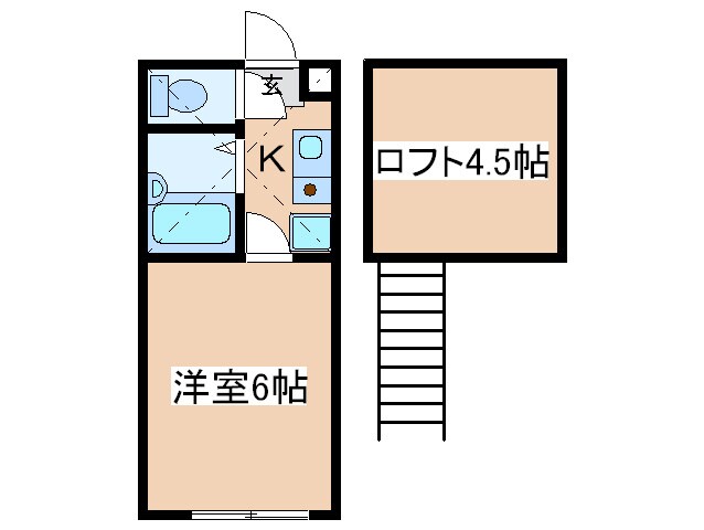 コンフォ－ト淵野辺の物件間取画像