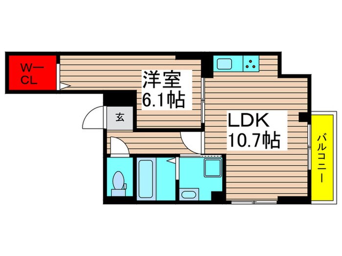 アヴァンス梅田の物件間取画像