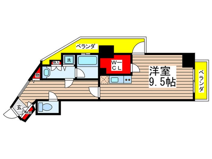 ラ・ボーン・ヴィ平井の物件間取画像