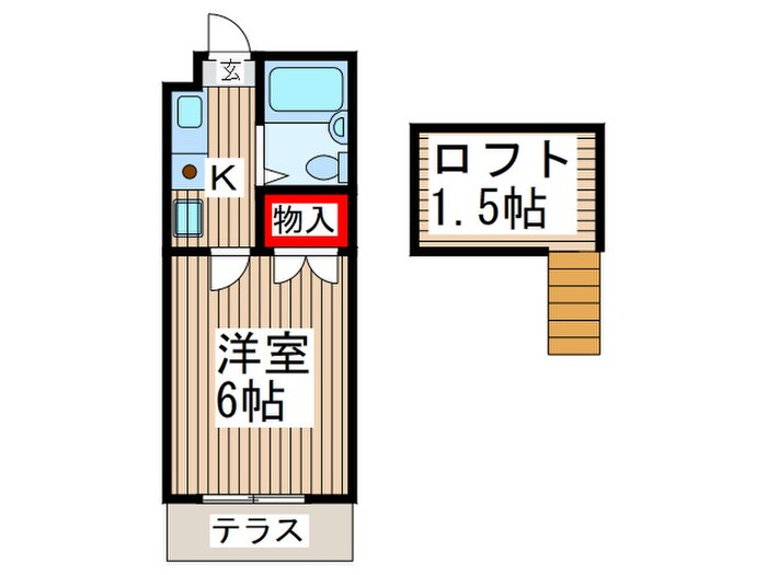 ベルメゾンの物件間取画像