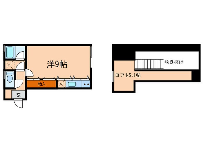 駒沢アパートメントの物件間取画像