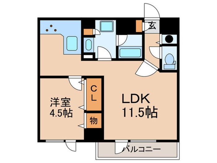 カーネ西早稲田(1001)の物件間取画像