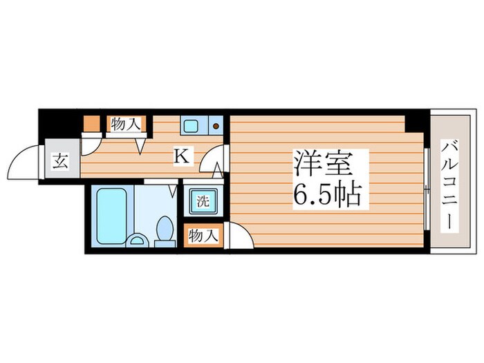 コンフォール花小金井（509）の物件間取画像