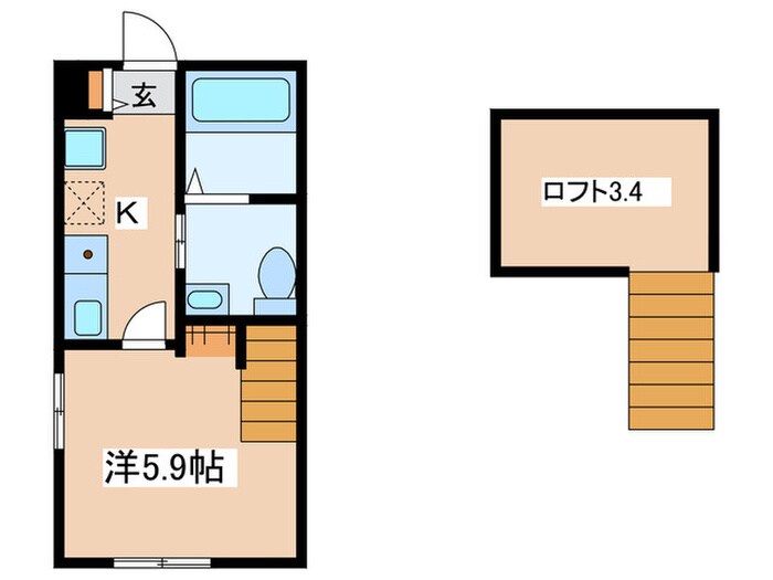 KBCシティヒルズの物件間取画像