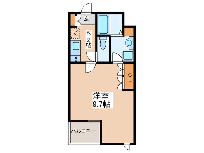 ゼルコバ上高井戸の物件間取画像