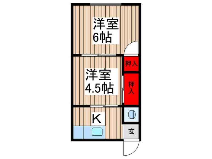 森沢荘の物件間取画像